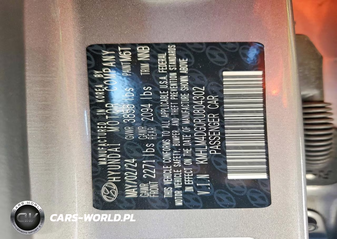 2024 Hyundai Elantra Sel VIN:KMHLM4DG0RU804302 - 12
