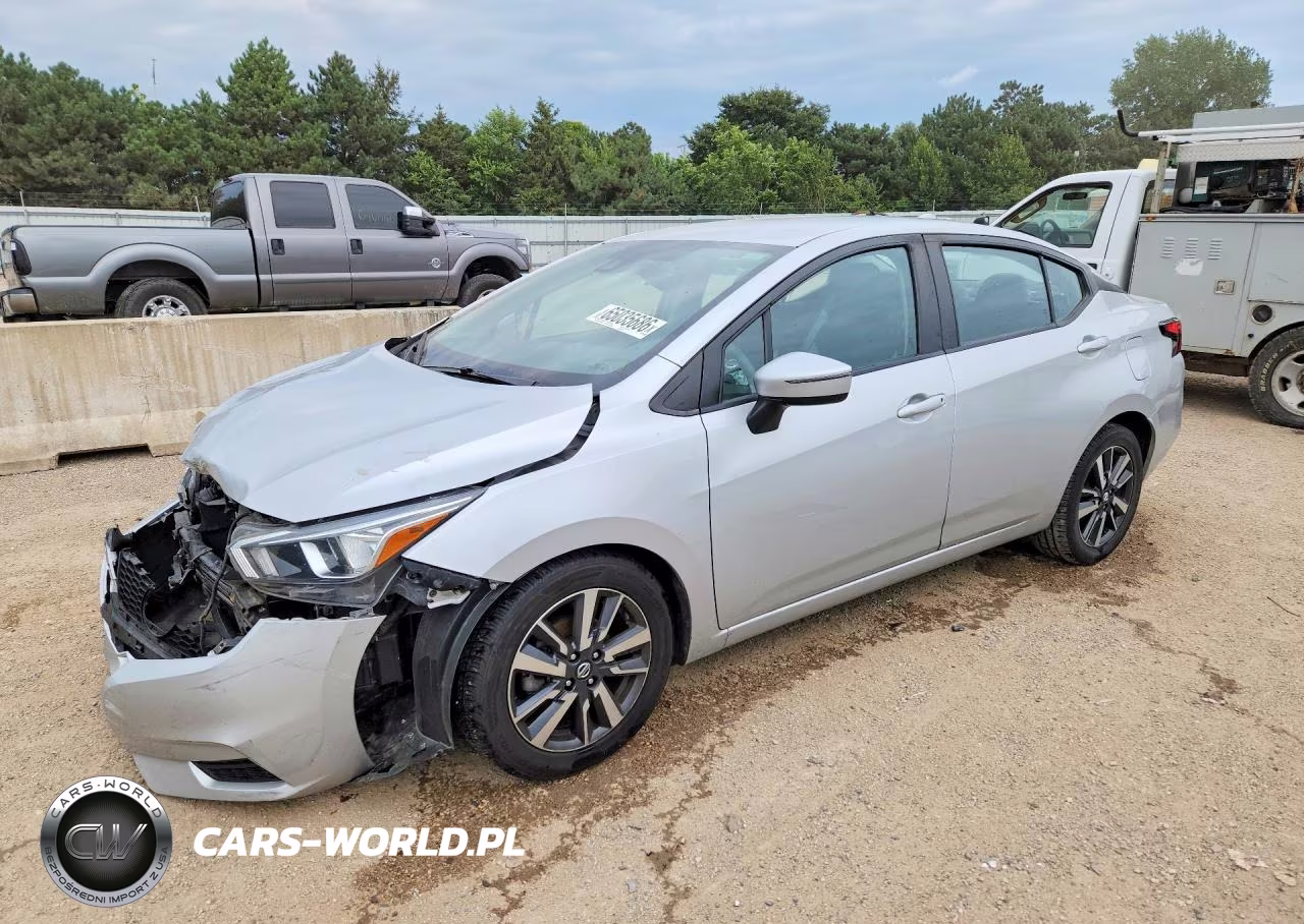 2021 Nissan Versa Sv VIN:3N1CN8EVXML895106 - 1