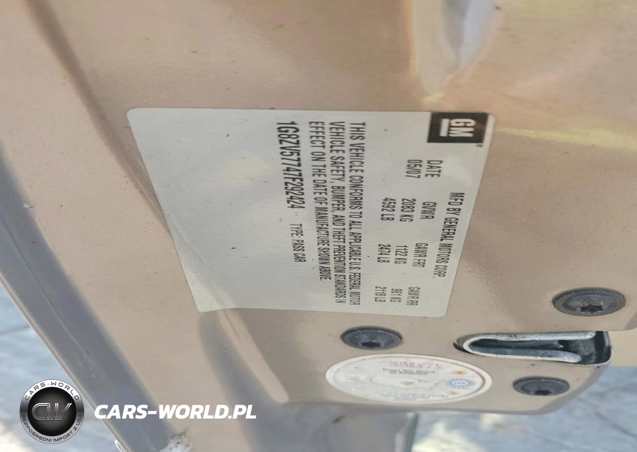 2007 Saturn Aura Xr VIN:1G8ZV57747F292424 - 12