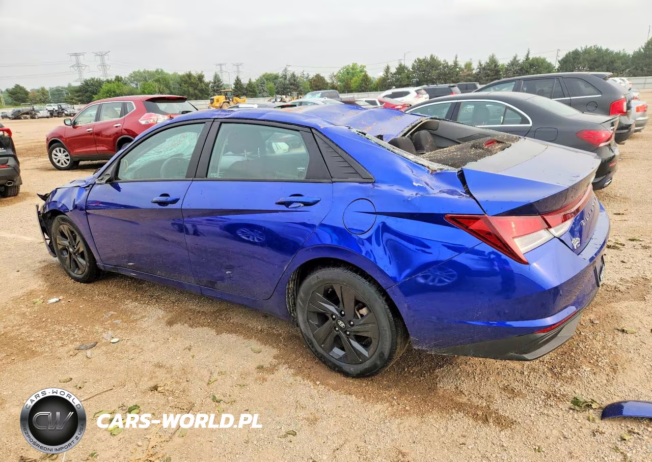 2022 Hyundai Elantra Sel VIN:KMHLM4AG8NU337693 - 2