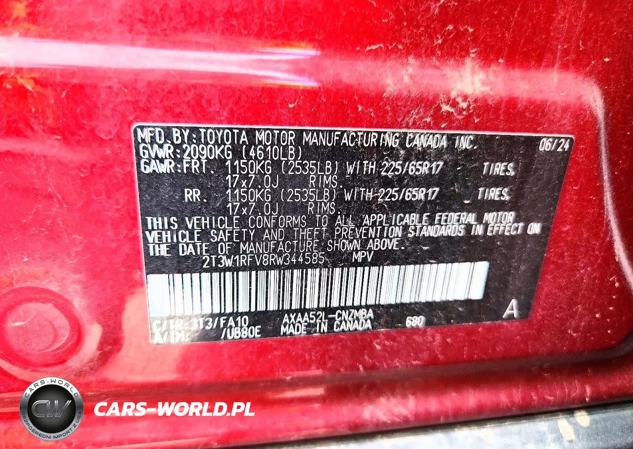 2024 Toyota Rav4 Xle VIN:2T3W1RFV8RW344585 - 13