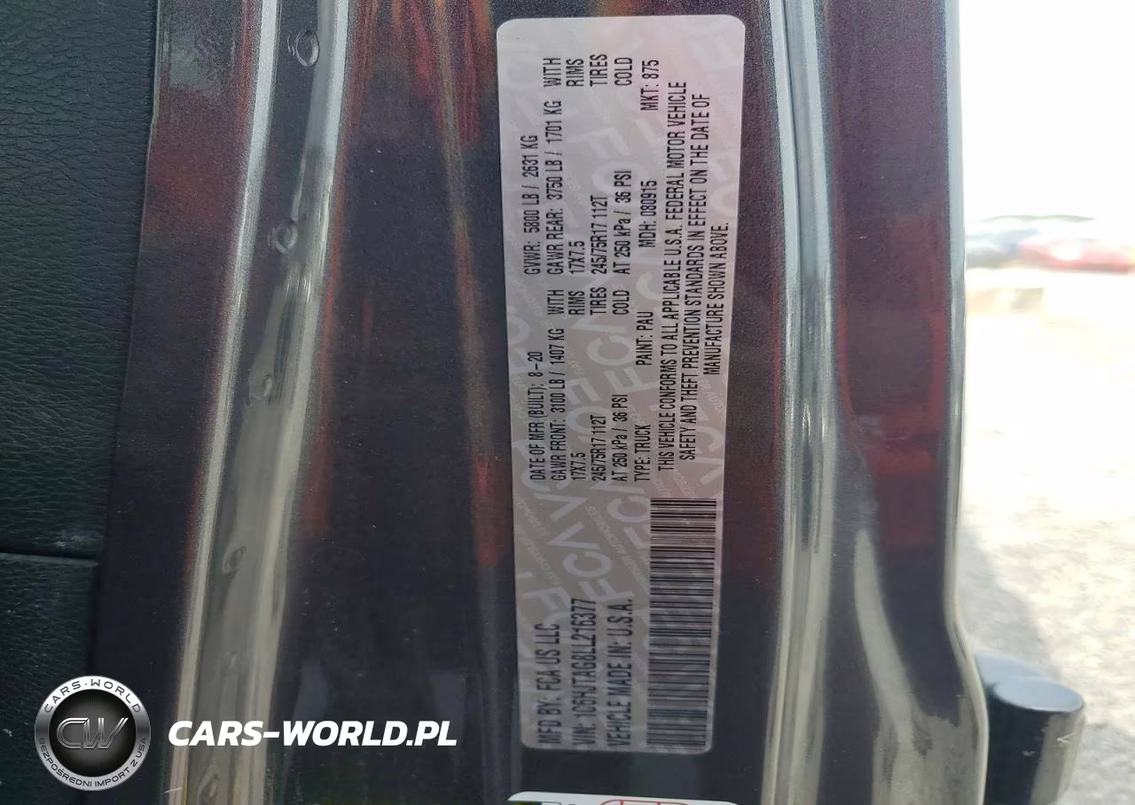 2020 Jeep Gladiator Sport VIN:1C6HJTAG8LL216377 - 12