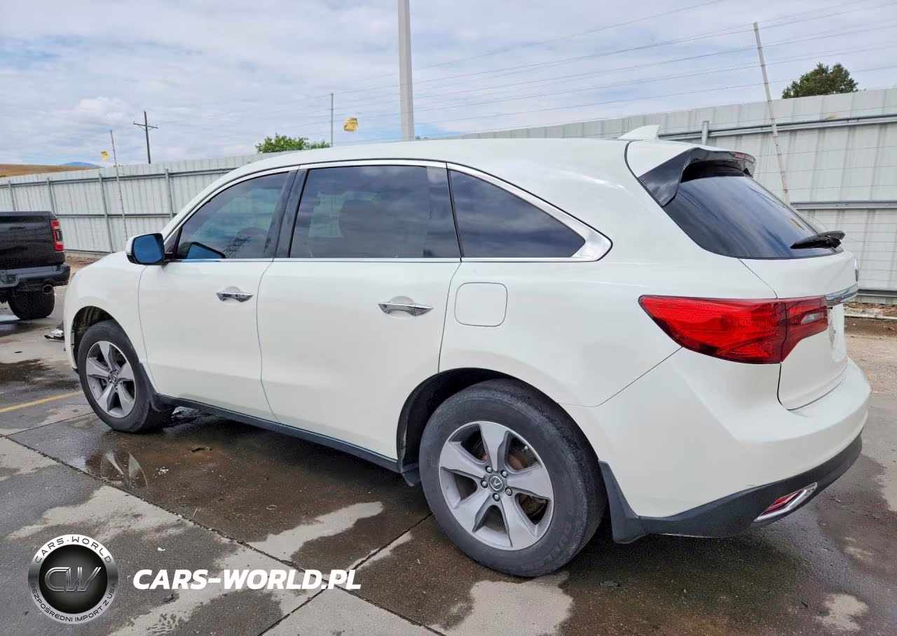 2016 Acura Mdx VIN:5FRYD4H25GB007296 - 2