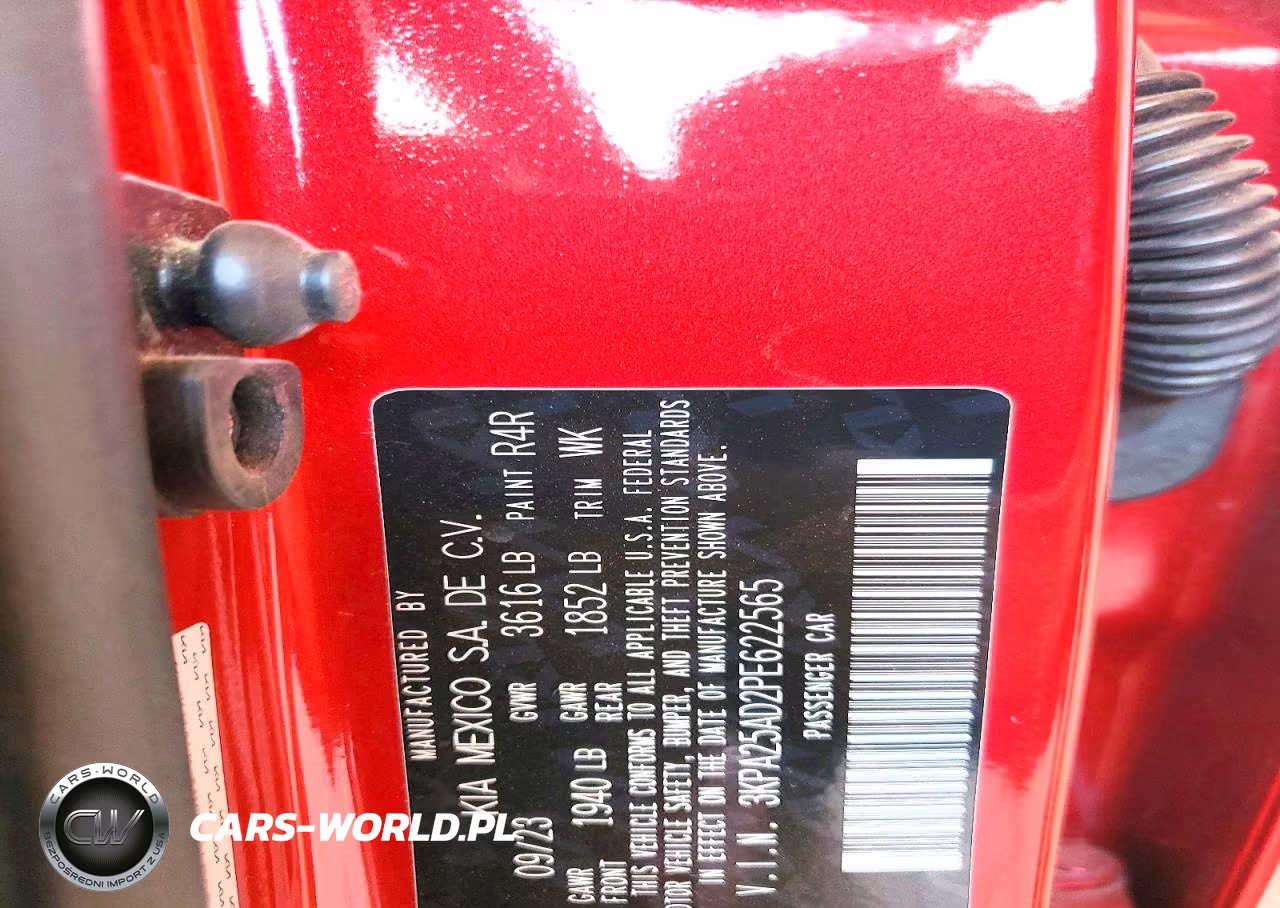 2023 Kia Rio S VIN:3KPA25AD2PE622565 - 12