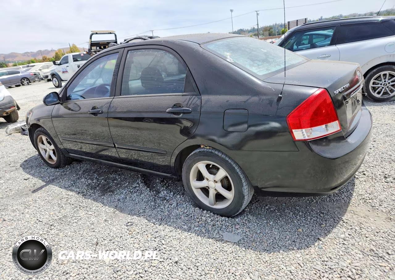 2008 Kia Spectra Lx VIN:KNAFE121385555981 - 2