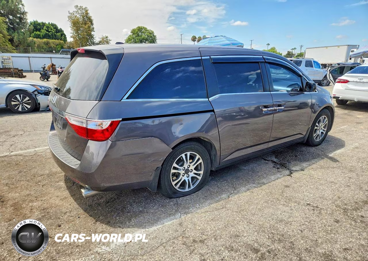 2012 Honda Odyssey Exl VIN:5FNRL5H6XCB064220 - 3
