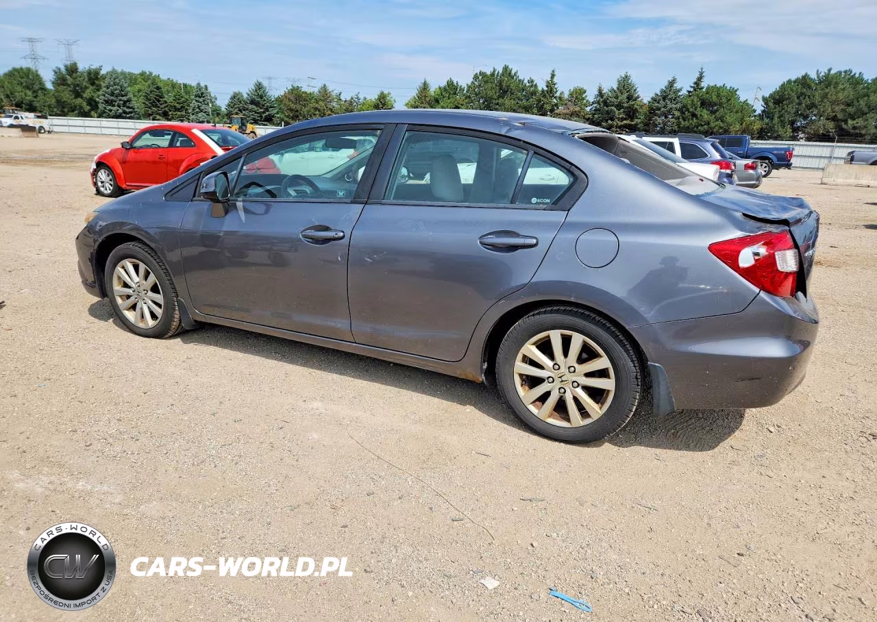 2012 Honda Civic Exl VIN:19XFB2F97CE037631 - 2