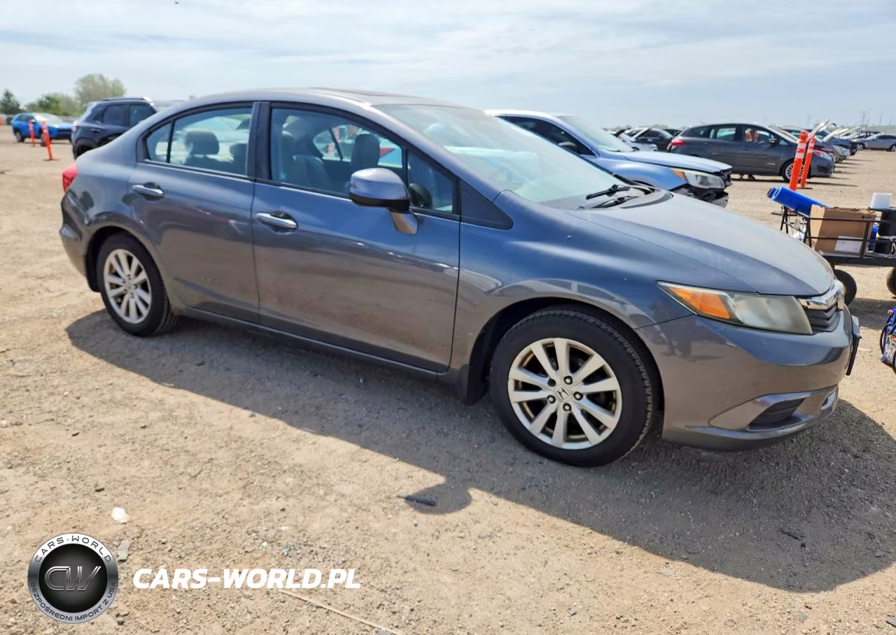 2012 Honda Civic Exl VIN:19XFB2F97CE037631 - 4