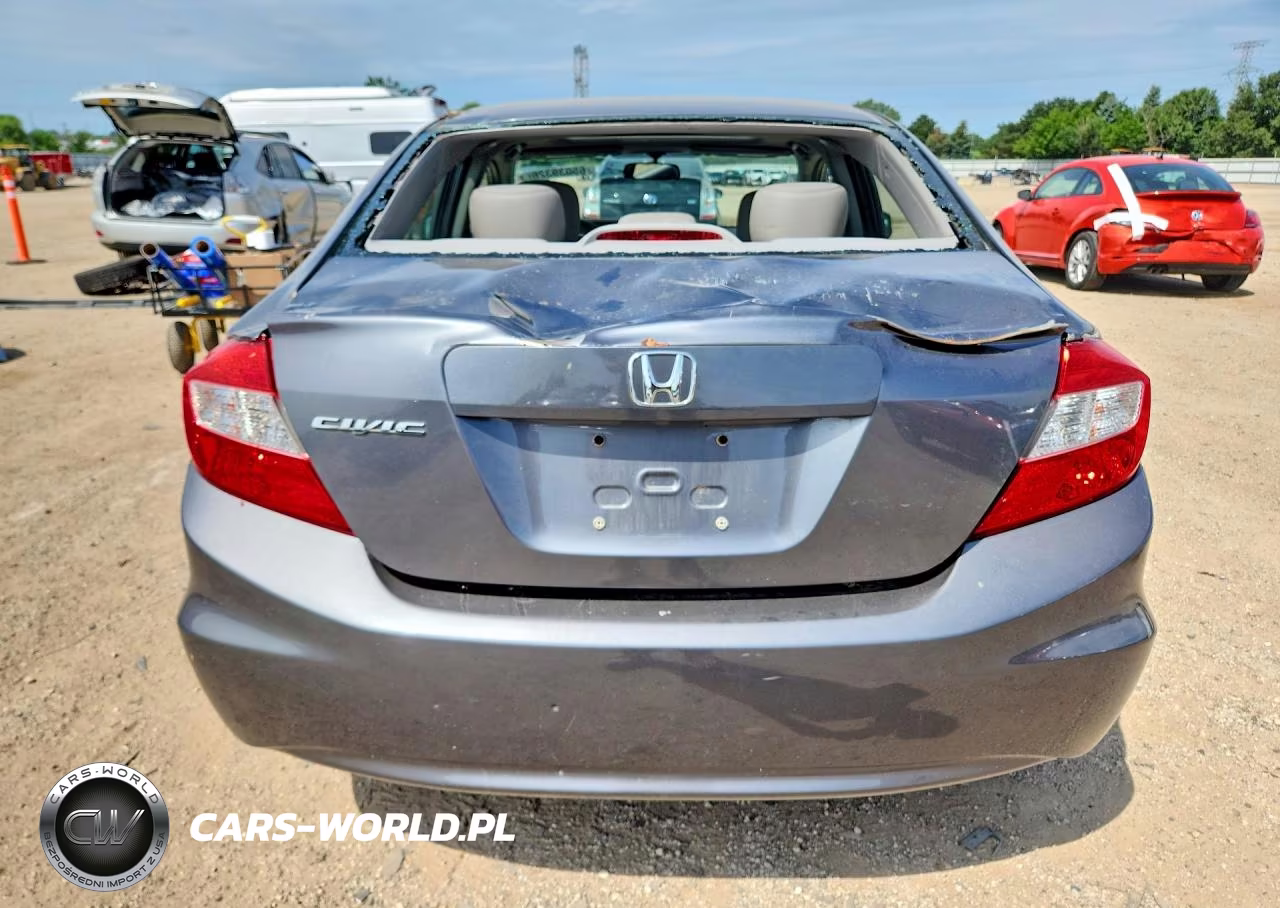 2012 Honda Civic Exl VIN:19XFB2F97CE037631 - 6