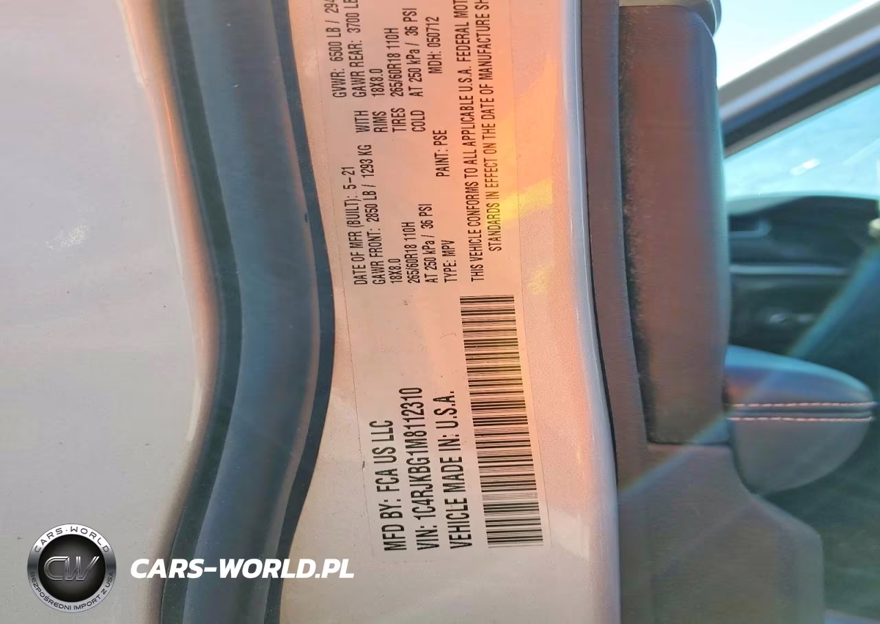 2021 Jeep Grand Cherokee L Limited VIN:1C4RJKBG1M8112310 - 13