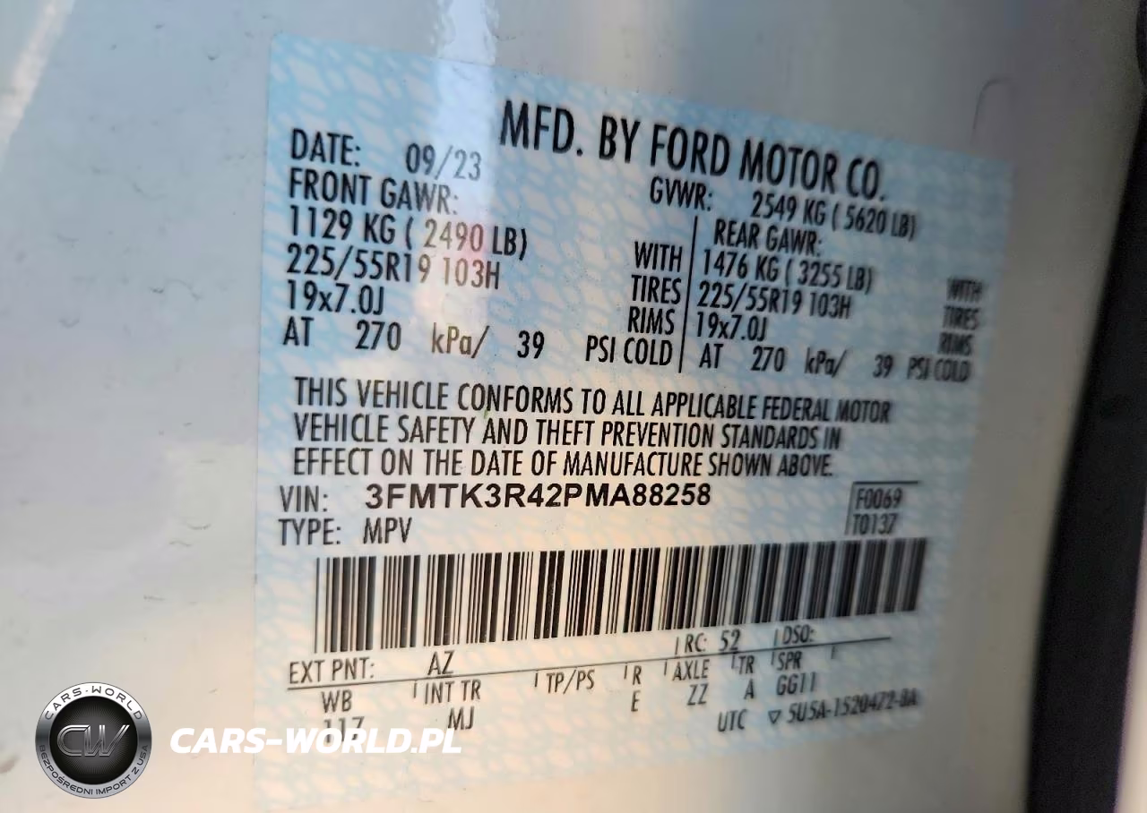 2023 Ford Mustang Mach-E Premium VIN:3FMTK3R42PMA88258 - 13