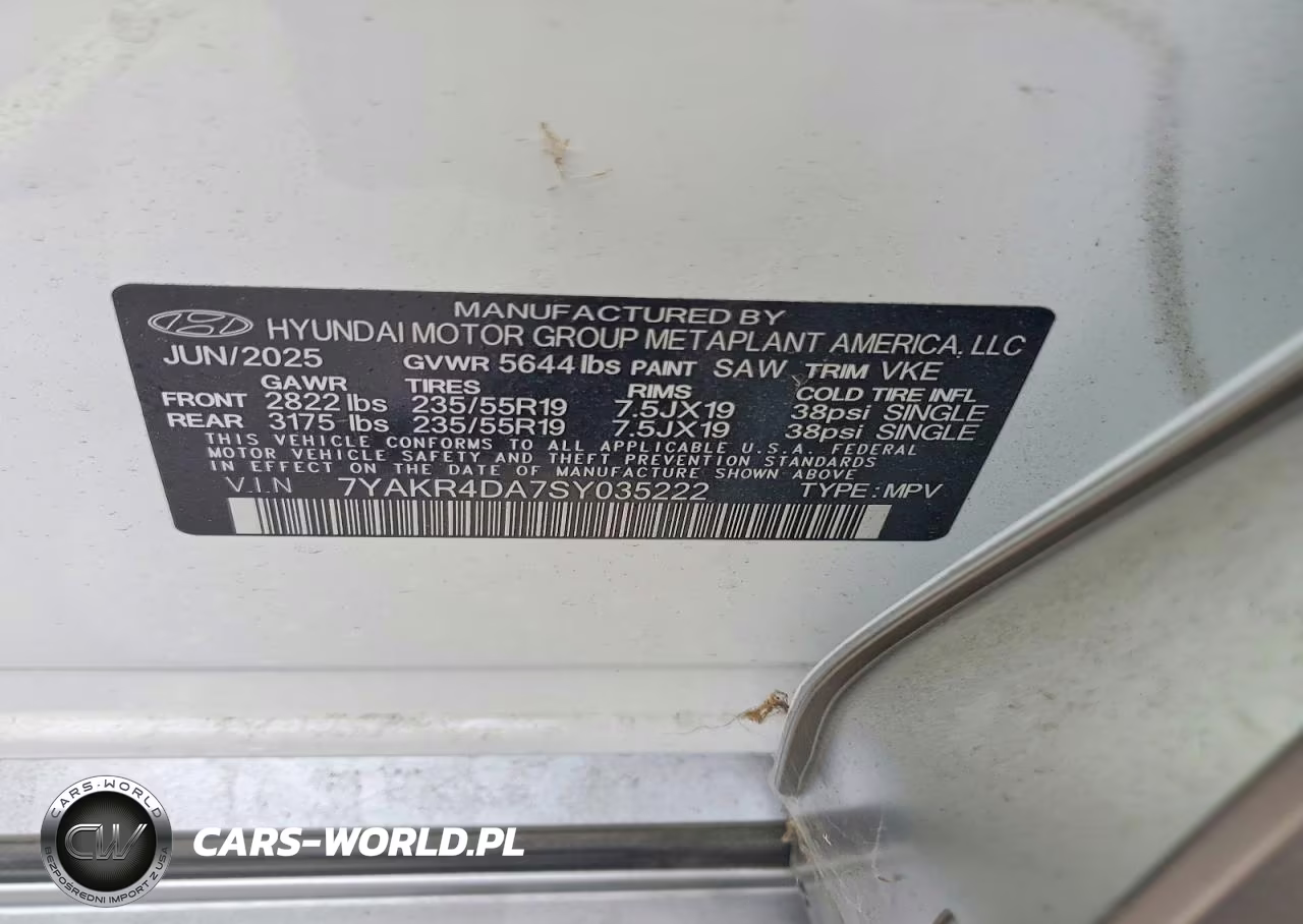 2025 Hyundai Ioniq 5 Limited VIN:7YAKR4DA7SY035222 - 12