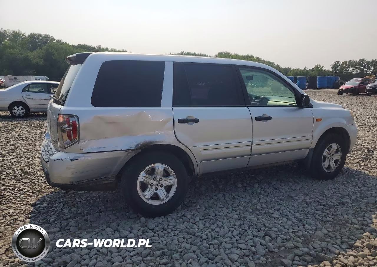 2007 Honda Pilot Lx VIN:5FNYF18197B012776 - 3