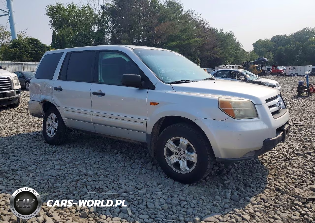 2007 Honda Pilot Lx VIN:5FNYF18197B012776 - 4