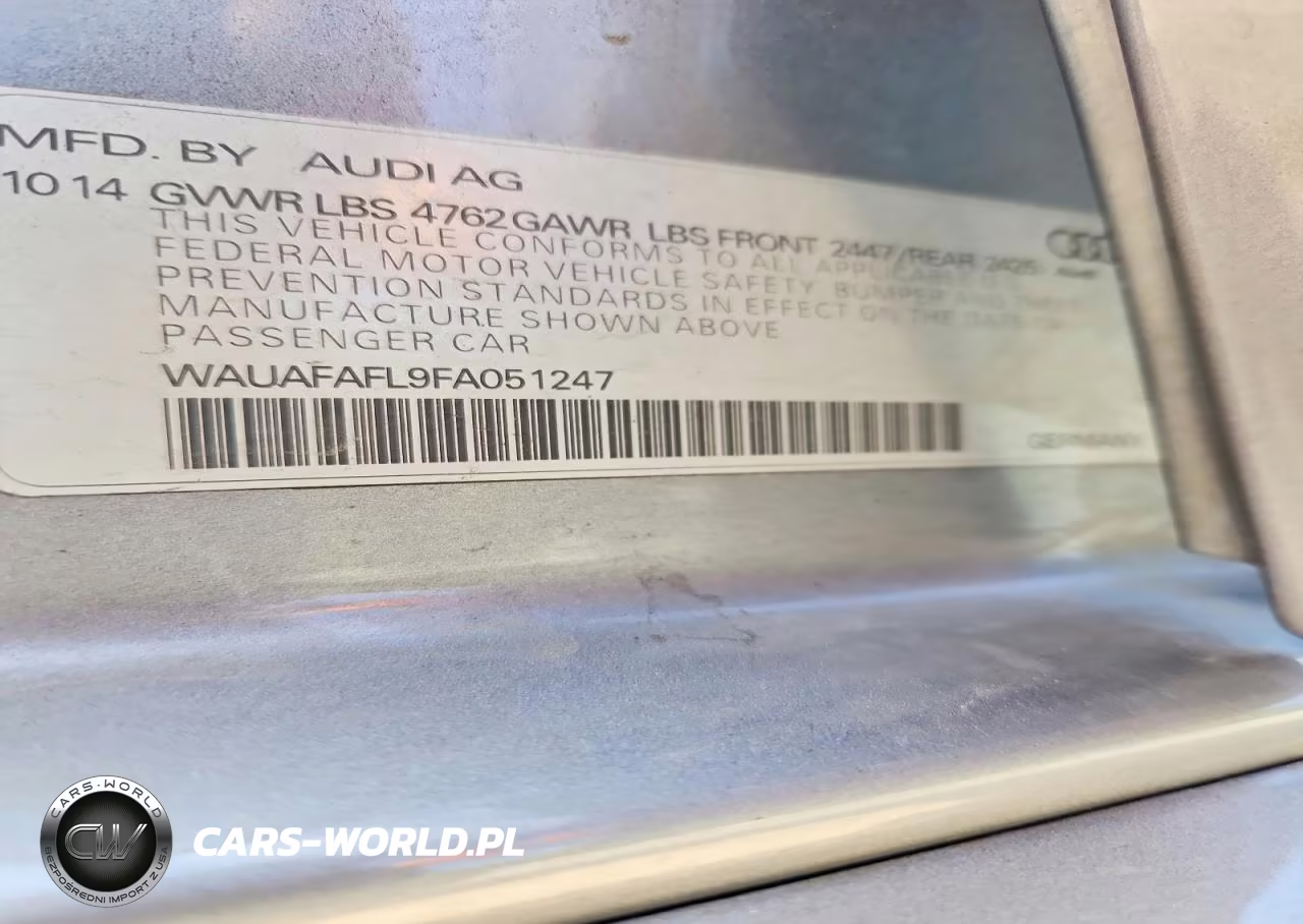 2015 Audi A4 Premium VIN:WAUAFAFL9FA051247 - 12