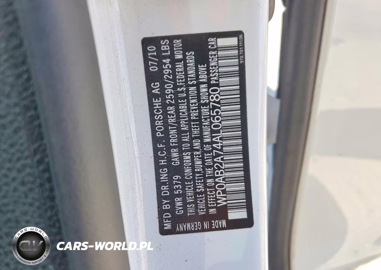 2010 Porsche Panamera S VIN:WP0AB2A74AL065780 - 12