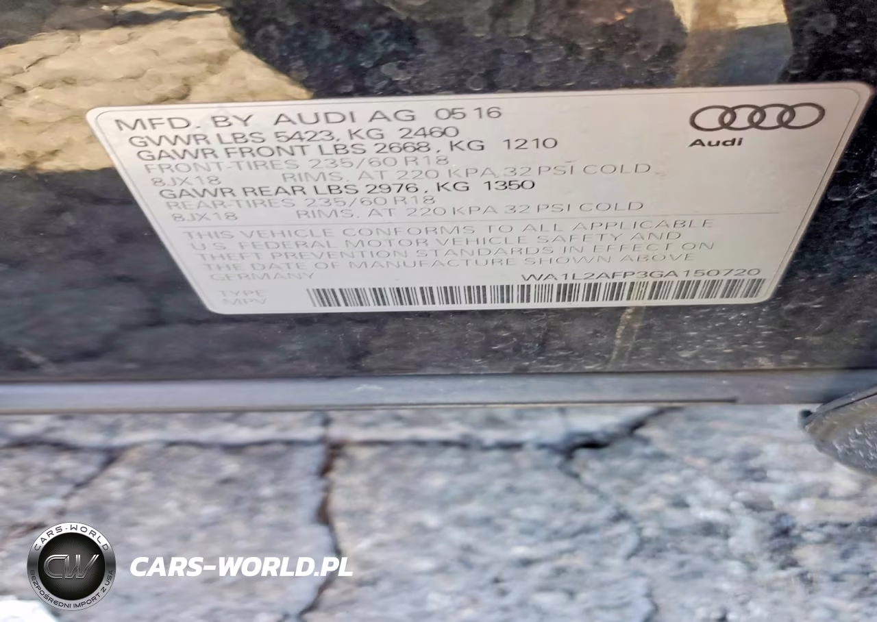 2016 Audi Q5 Premium Plus VIN:WA1L2AFP3GA150720 - 13