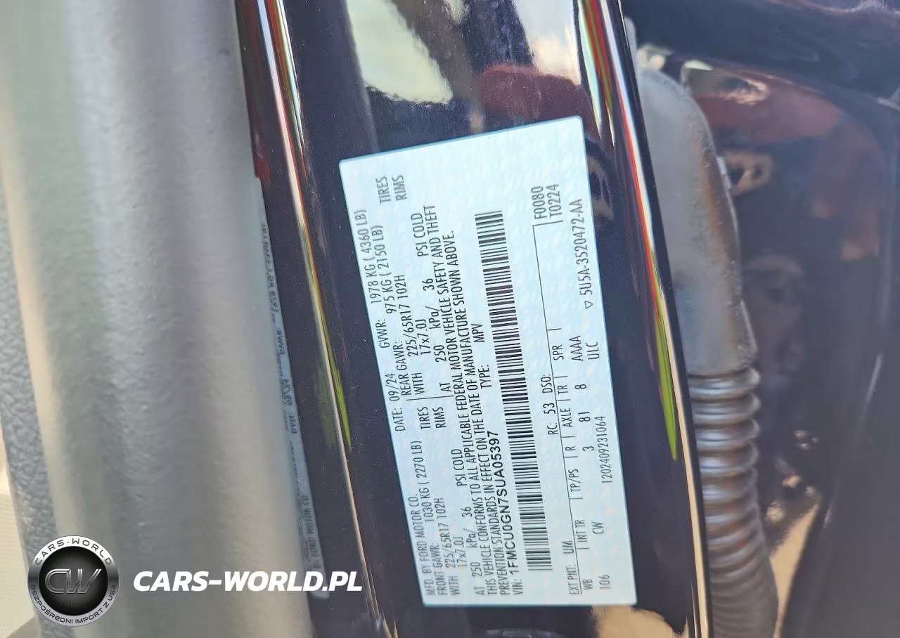 2025 Ford Escape Active VIN:1FMCU0GN7SUA05397 - 12