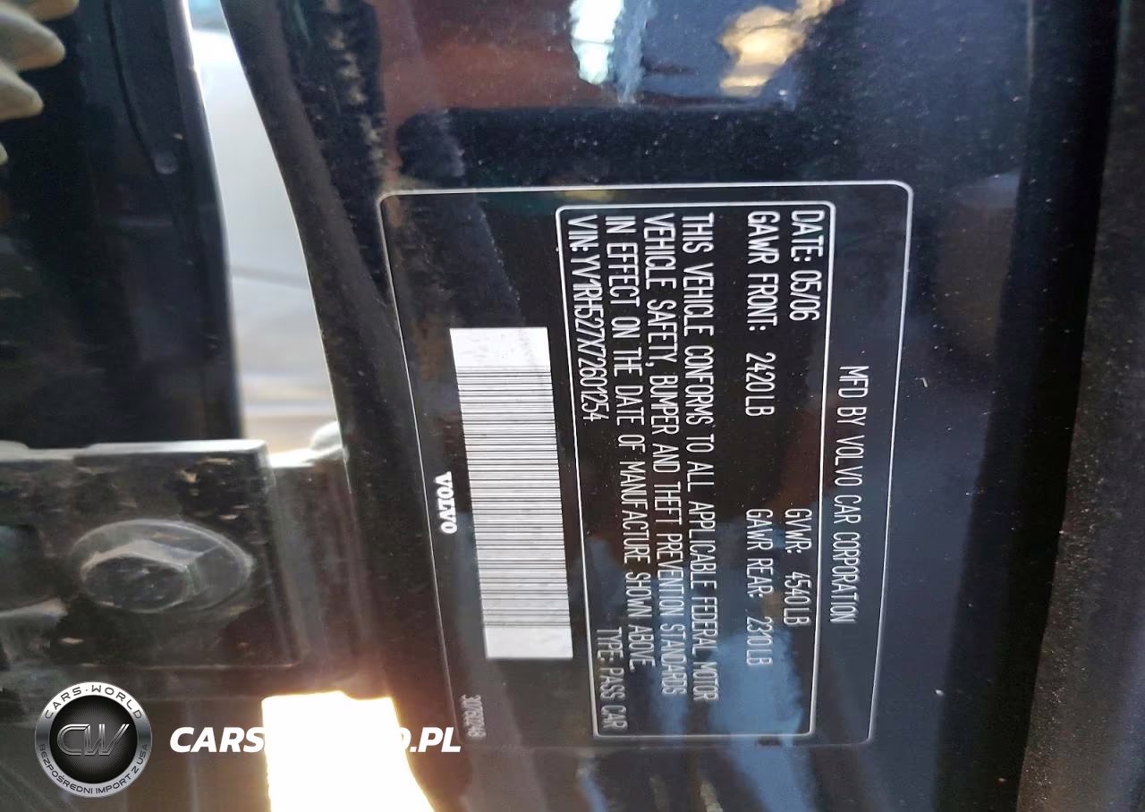 2007 Volvo S60 R VIN:YV1RH527X72601254 - 12