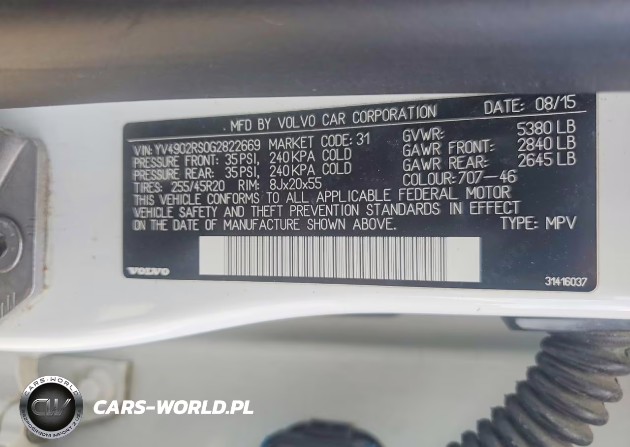 2016 Volvo Xc60 T6 R-Design Platinum VIN:YV4902RS0G2822669 - 13