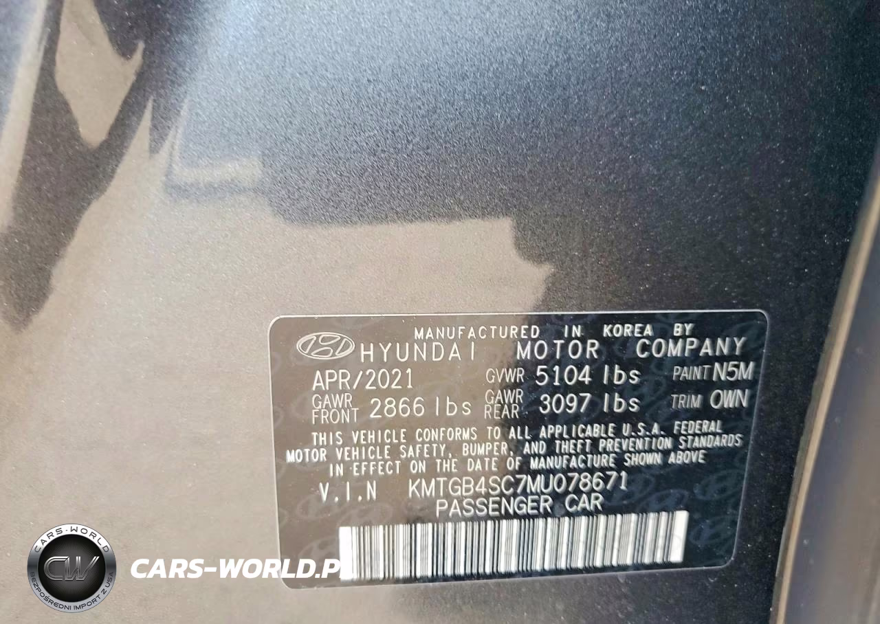 2021 Genesis G80 2.5T VIN:KMTGB4SC7MU078671 - 12
