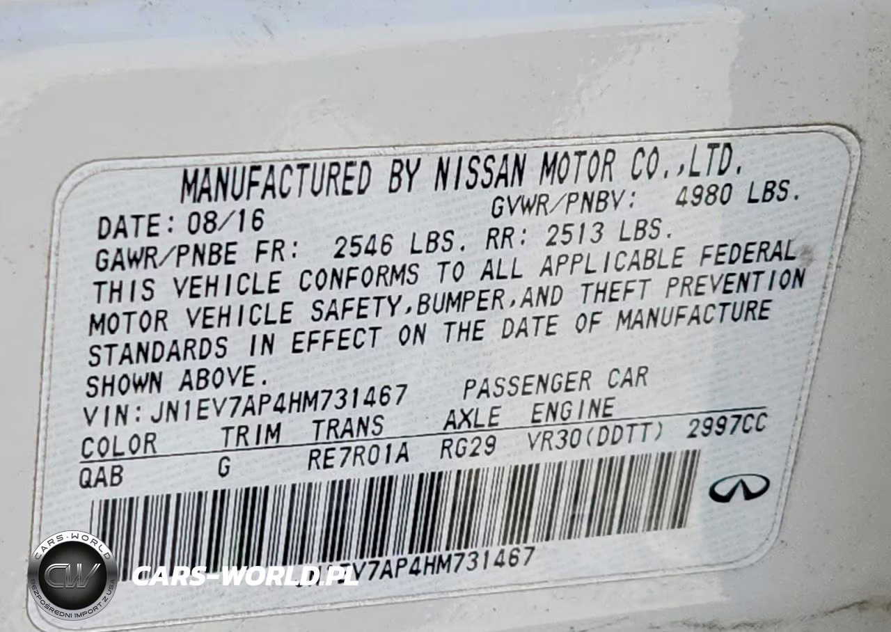 2017 Infiniti Q50 3.0T Premium VIN:JN1EV7AP4HM731467 - 13