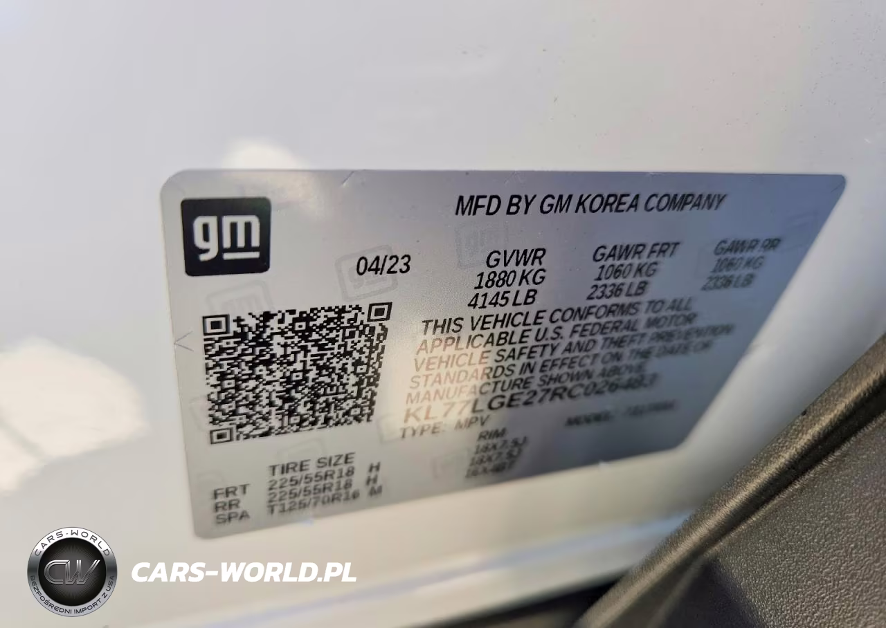 2024 Chevrolet Trax 1Rs VIN:KL77LGE27RC026483 - 13