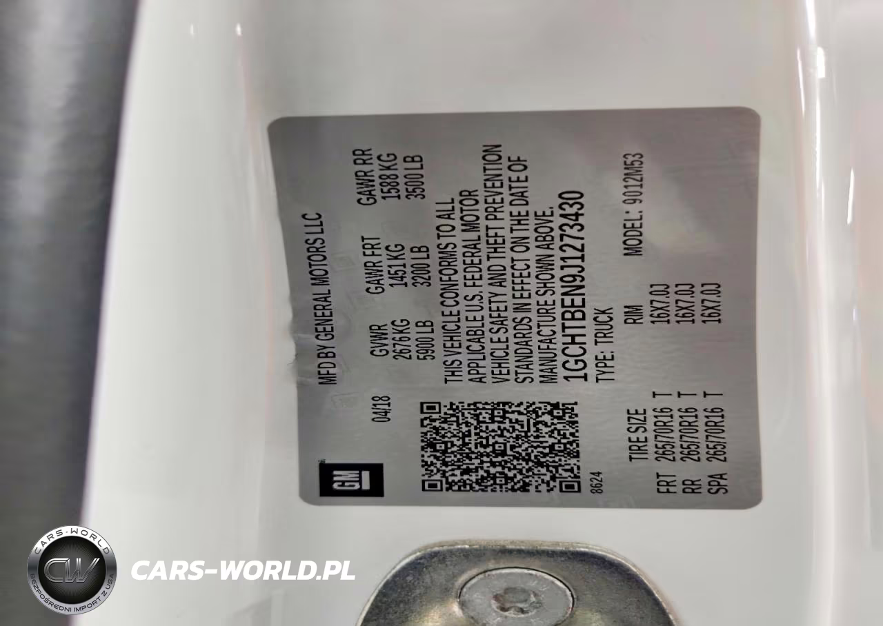 2018 Chevrolet Colorado VIN:1GCHTBEN9J1273430 - 12