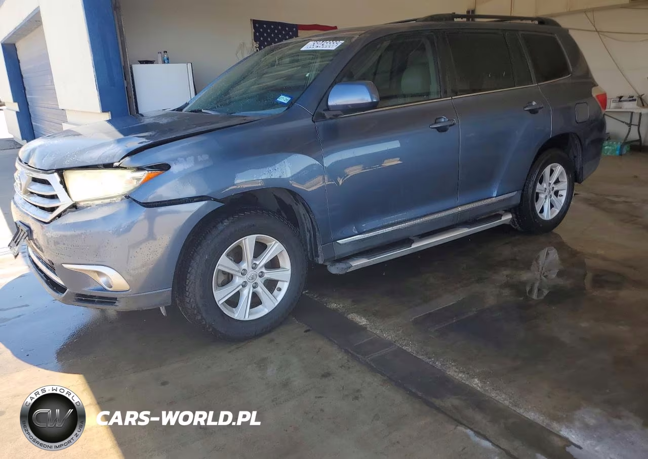 2012 Toyota Highlander Se VIN:5TDZK3EH0CS081925 - 1