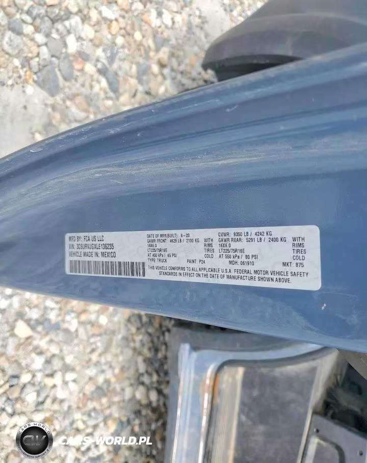 2020 Ram Promaster 3500 Delivery Van VIN:3C6URVJGXLE136235 - 13