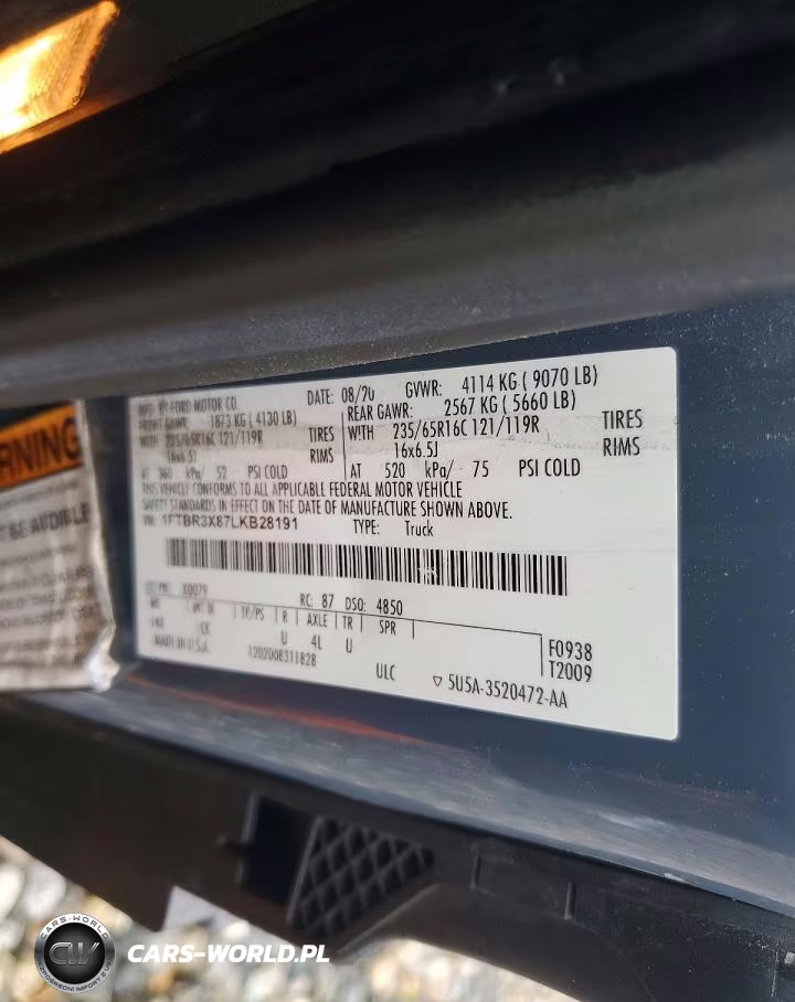 2020 Ford Transit 250 Delivery Van VIN:1FTBR3X87LKB28191 - 13