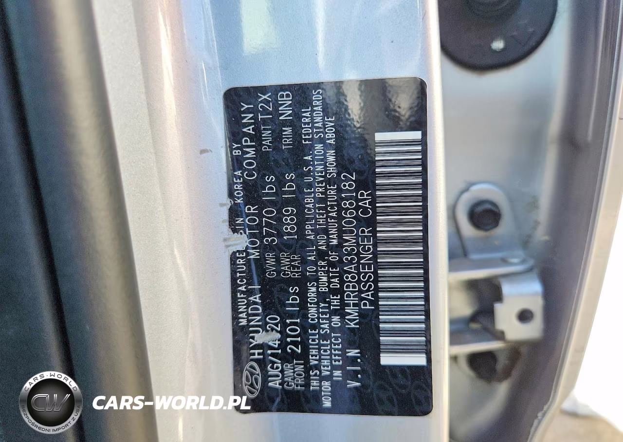 2021 Hyundai Venue Se VIN:KMHRB8A33MU068182 - 12