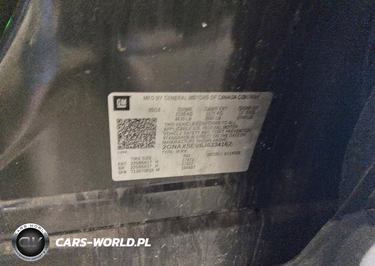 2018 Chevrolet Equinox Lt VIN:2GNAXSEV6J6334162 - 13