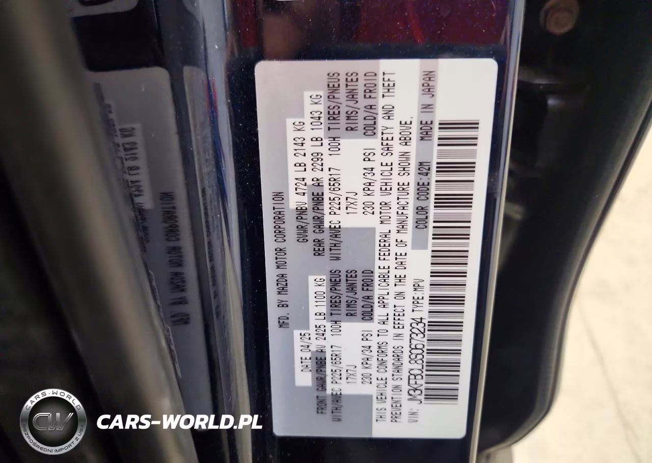 2025 Mazda Cx-5 Preferred VIN:JM3KFBCL8S0673234 - 13