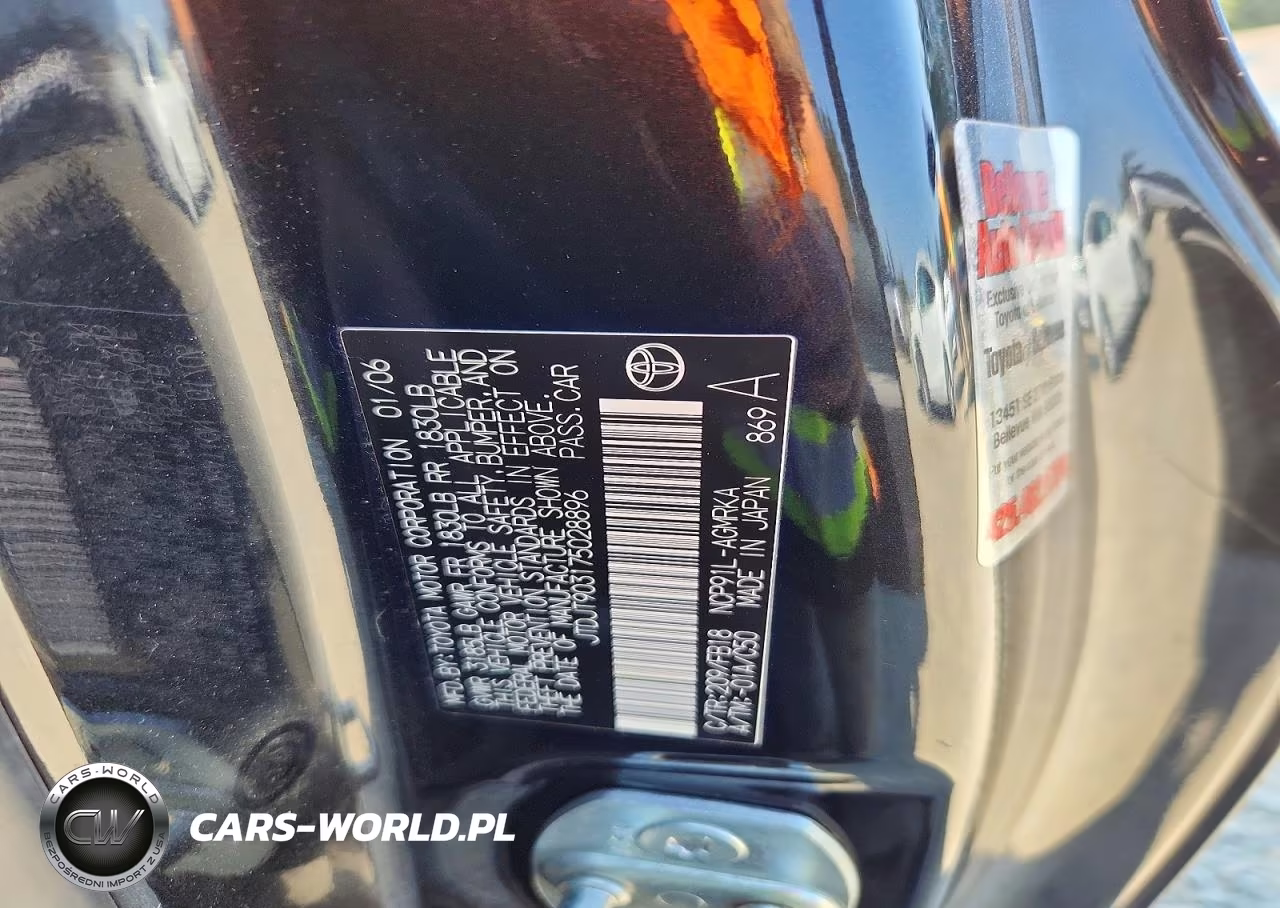 2007 Toyota Yaris Base VIN:JTDJT903175028896 - 12