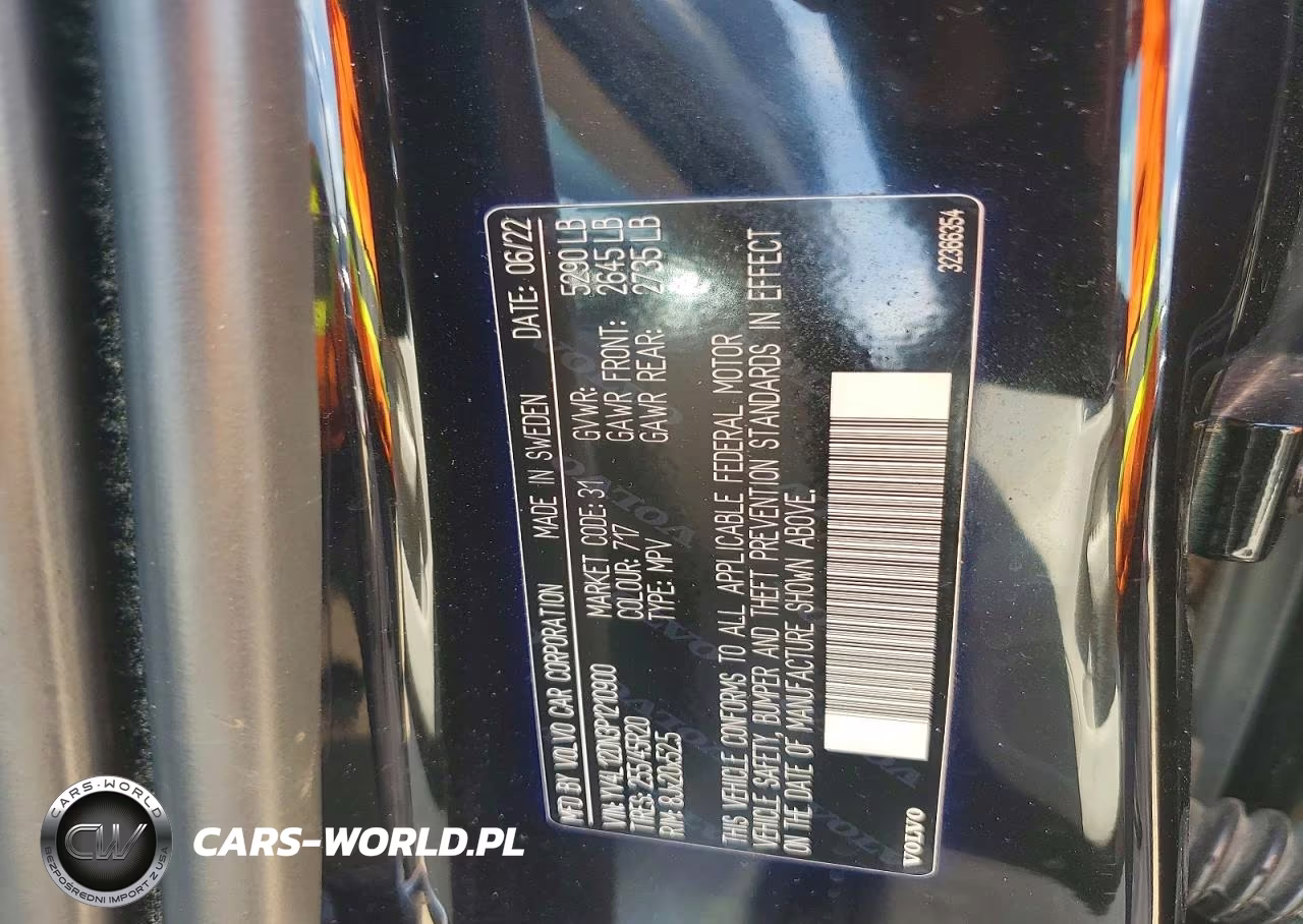 2023 Volvo Xc60 Plus VIN:YV4L12DN3P1210900 - 12