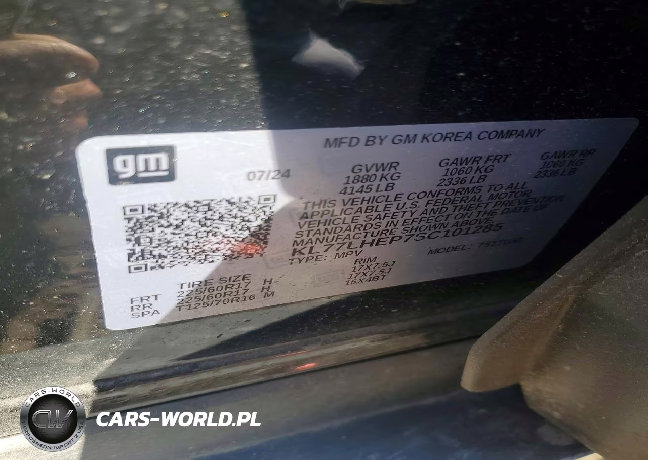 2025 Chevrolet Trax 1Lt VIN:KL77LHEP7SC101285 - 13