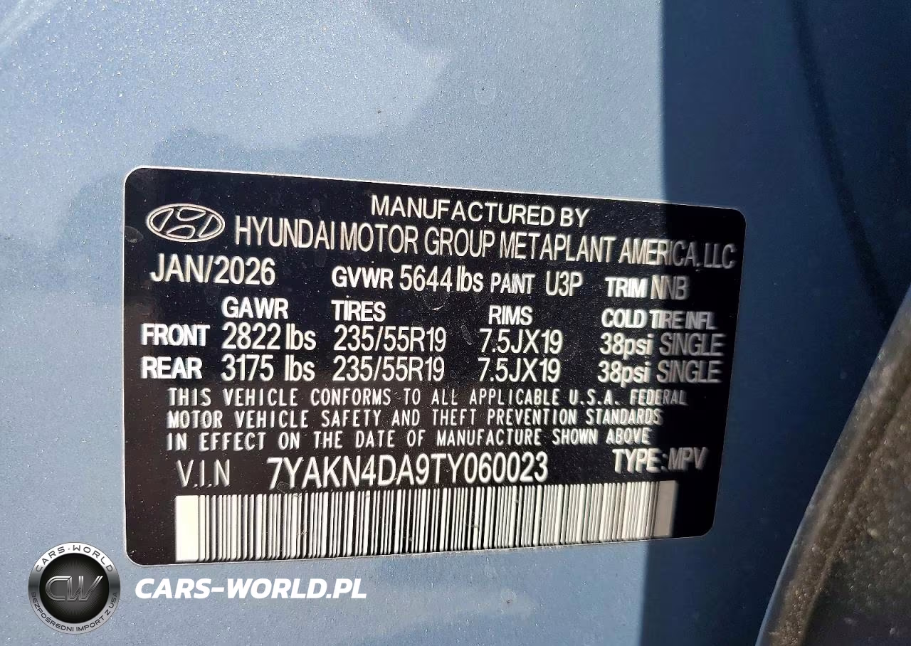 2026 Hyundai Ioniq 5 Sel VIN:7YAKN4DA9TY060023 - 13
