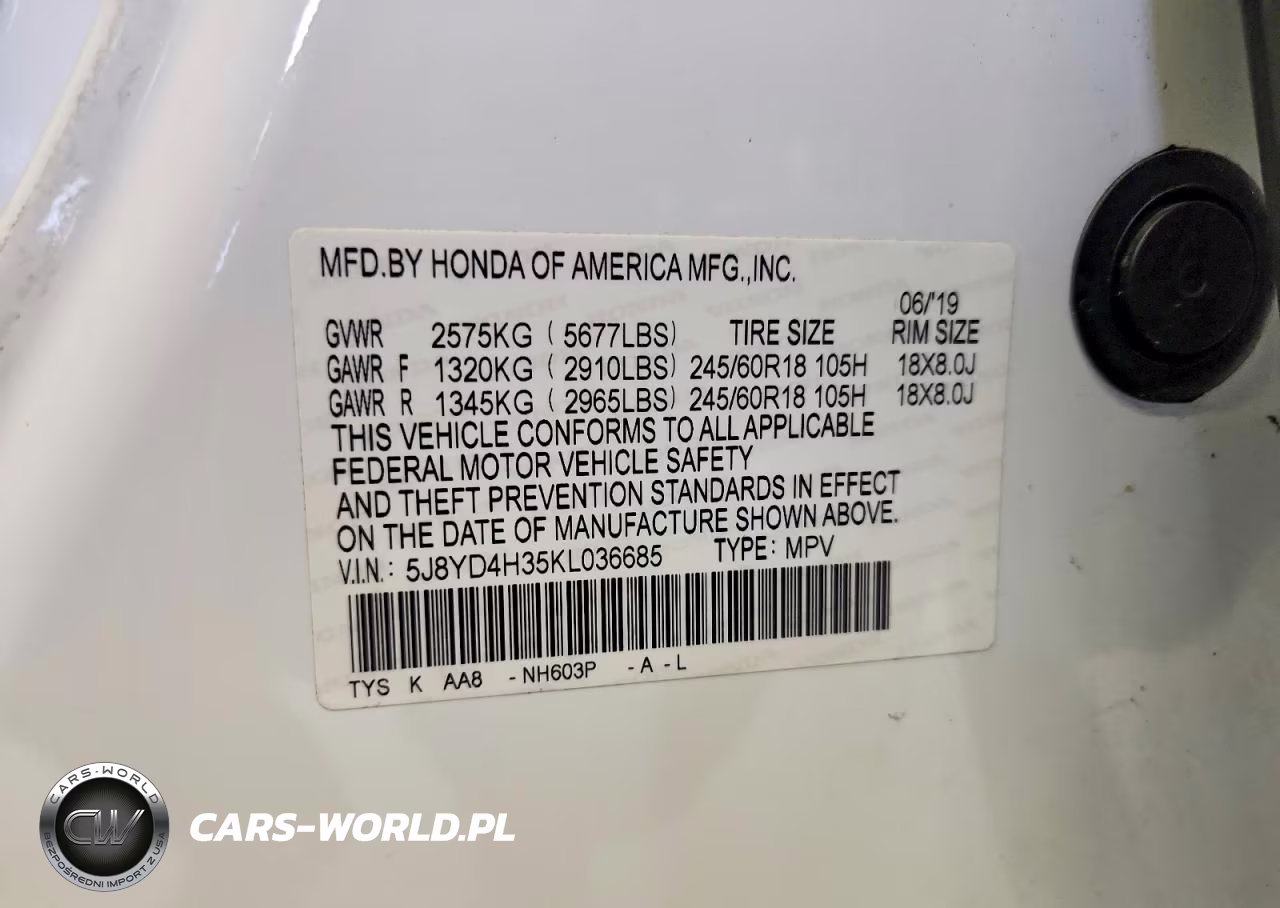 2019 Acura Mdx VIN:5J8YD4H35KL036685 - 13
