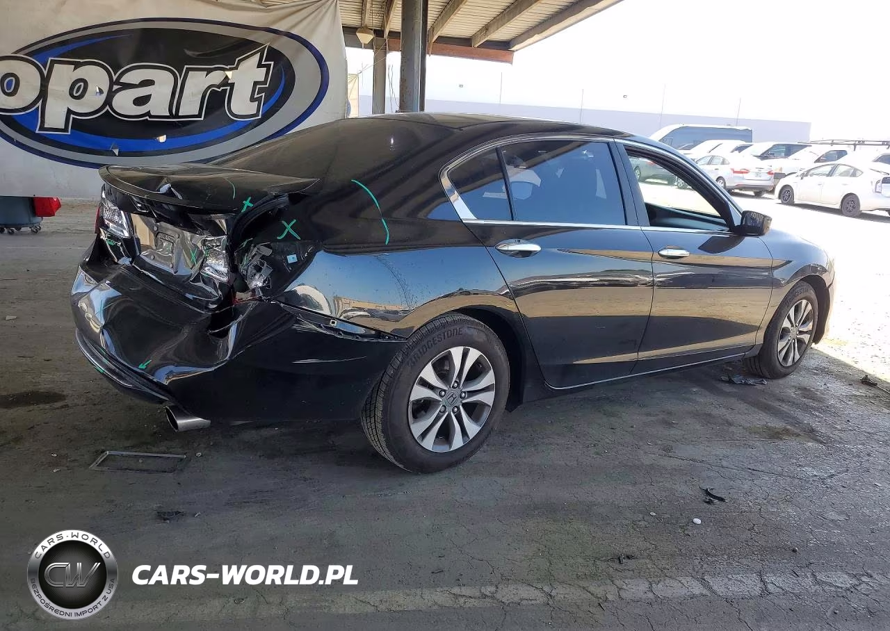 2014 Honda Accord Lx VIN:1HGCR2F30EA096733 - 3