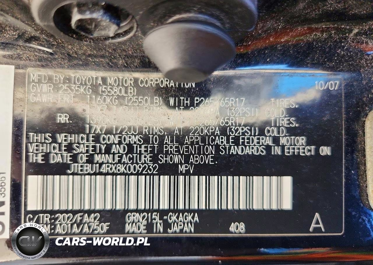 2008 Toyota 4Runner Sr5 VIN:JTEBU14RX8K009232 - 14