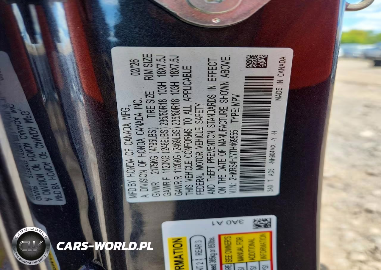 2026 Honda Cr-V Exl VIN:2HKRS4H77TH469555 - 14
