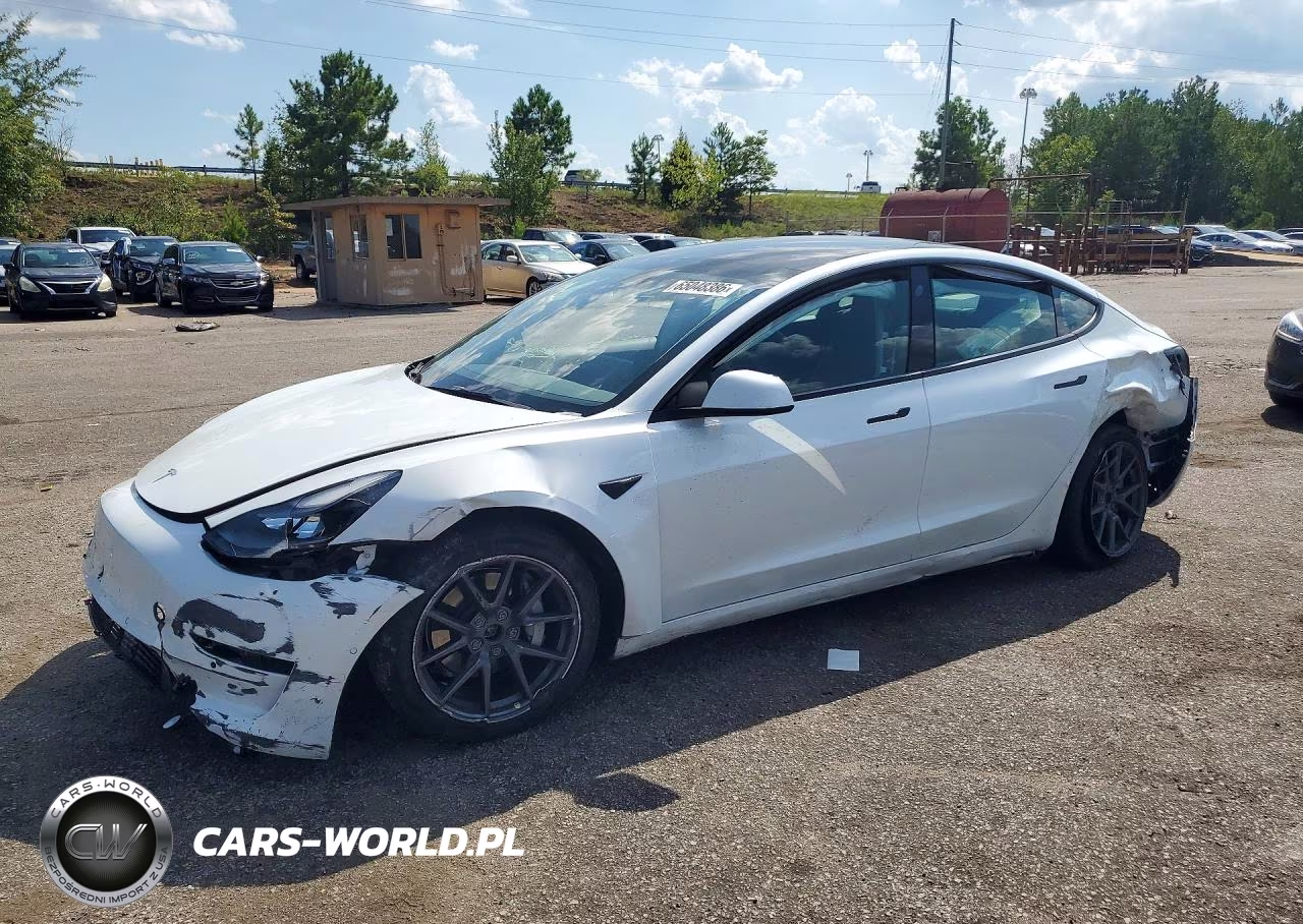 2022 Tesla Model 3 VIN:5YJ3E1EB9NF335636 - 1