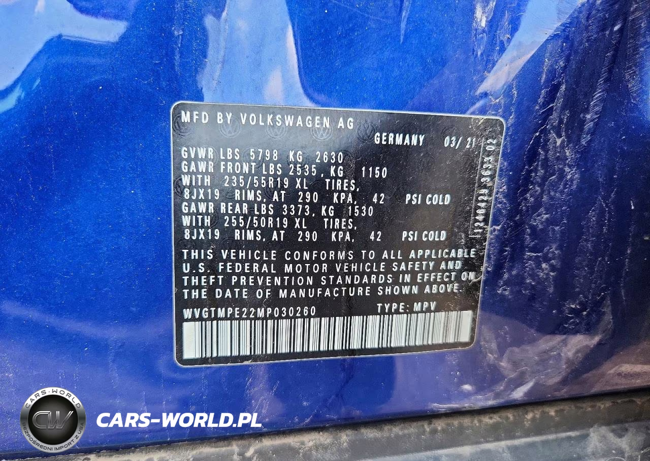 2021 Volkswagen Id.4 Pro S VIN:WVGTMPE22MP030260 - 12