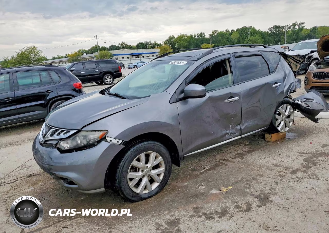 2014 Nissan Murano Sl VIN:JN8AZ1MUXEW418460 - 1