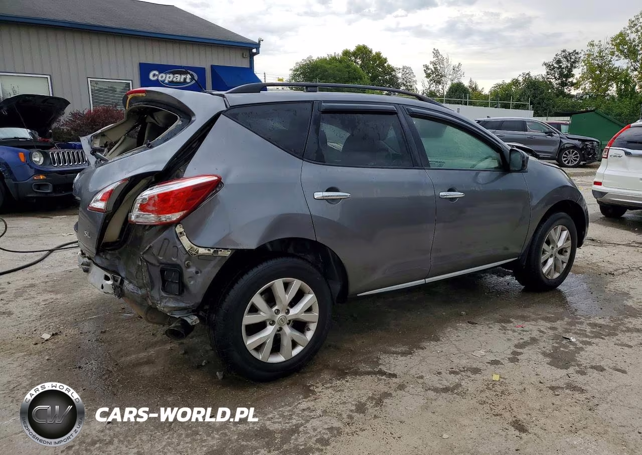 2014 Nissan Murano Sl VIN:JN8AZ1MUXEW418460 - 3