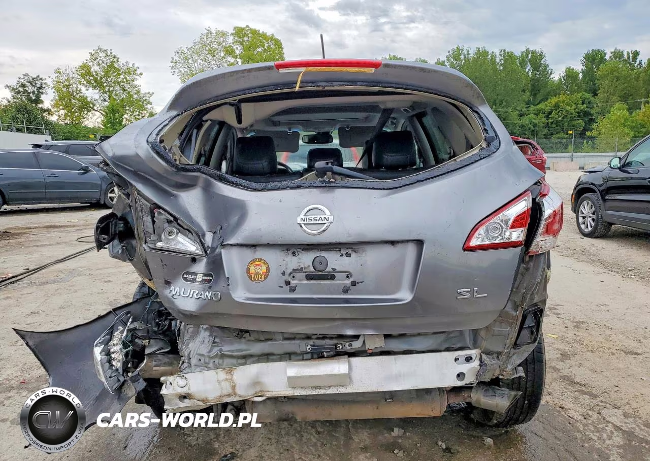 2014 Nissan Murano Sl VIN:JN8AZ1MUXEW418460 - 6