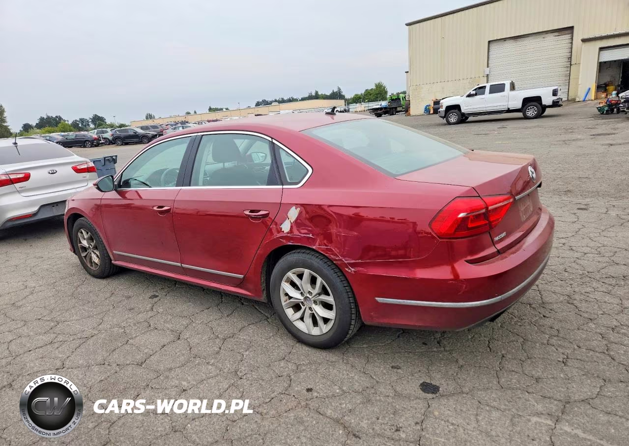 2016 Volkswagen Passat S VIN:1VWAT7A38GC030091 - 2
