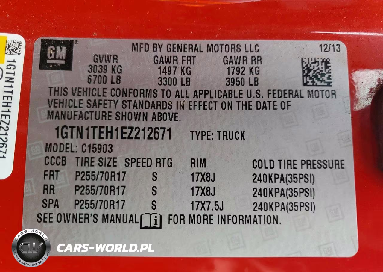 2014 GMC Sierra C1500 VIN:1GTN1TEH1EZ212671 - 12