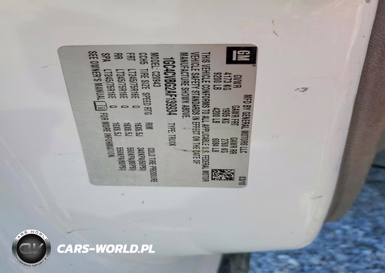 2010 Chevrolet .Ck2500 VIN:1GC4CVBG2AF139934 - 12